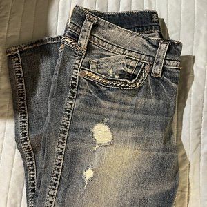 W29 Silver Tuesday Crop Jeans - Like New!